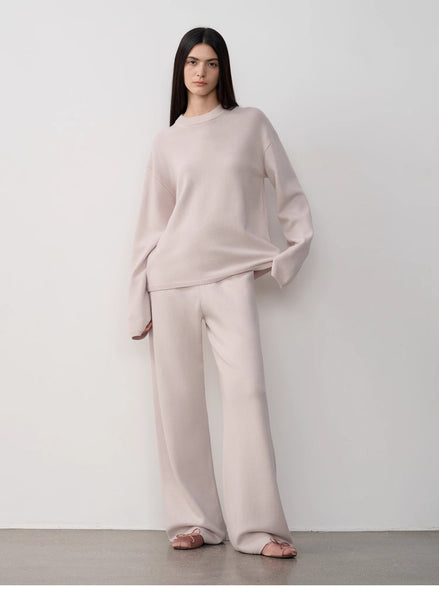 Fireladyfur Women's Merino Wool Knit Set