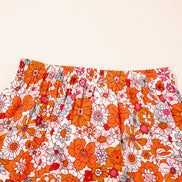 Boho Floral Tiered Maxi Skirt Split