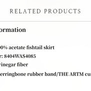 Glossy Bias-Cut Slim Fishtail Skirt