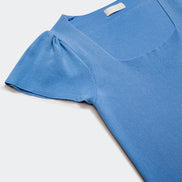 Square Neck Puff Sleeve Sweater