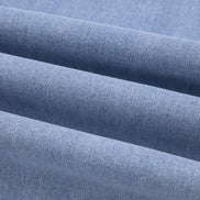 Denim Frayed Raw Edge Stripe Side Panel Jeans