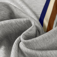 Stripe Patchwork Quarter-Zip Pullover and Pant Set