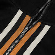 Stripe Patchwork Quarter-Zip Pullover and Pant Set