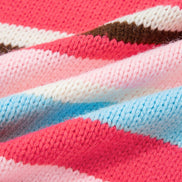 Stripe Colorblock Long Sleeve Drop Shoulder Cardigan
