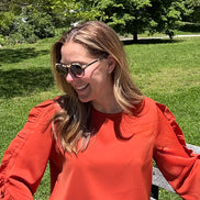 Ruffle Sleeve Solid Color Blouse