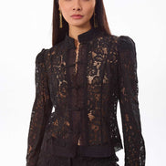 Lace Mandarin Jacket
