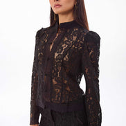 Lace Mandarin Jacket