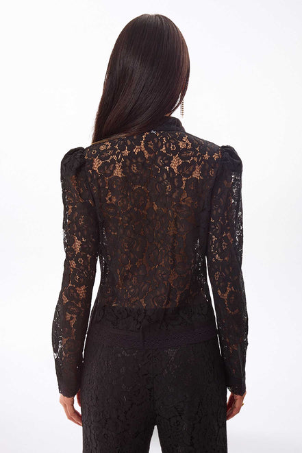 Lace Mandarin Jacket
