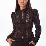 Lace Mandarin Jacket