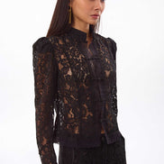 Lace Mandarin Jacket