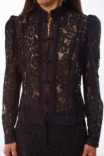 Lace Mandarin Jacket