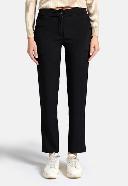 Ankle-Length Trousers in Black