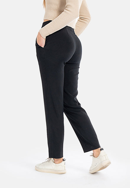 Ankle-Length Trousers in Black