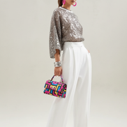 Fish Scale Sequin Top