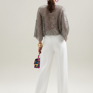 Fish Scale Sequin Top