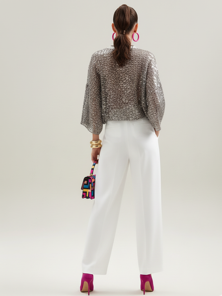 Fish Scale Sequin Top