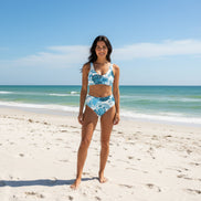 Hula Bay Recycled High Waisted Bikini Set