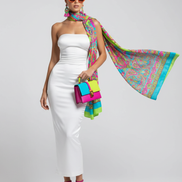 White Maxi Bodycon Dress