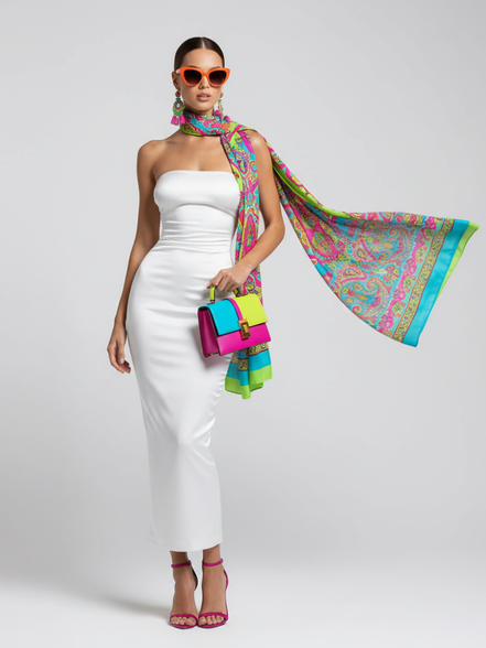 White Maxi Bodycon Dress