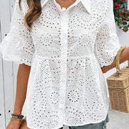 Ruffle Trim Blouse