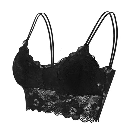 Padded Back Bralette Lace Top