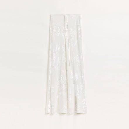 "Seville" Bias-Cut Fishtail Midi Skirt