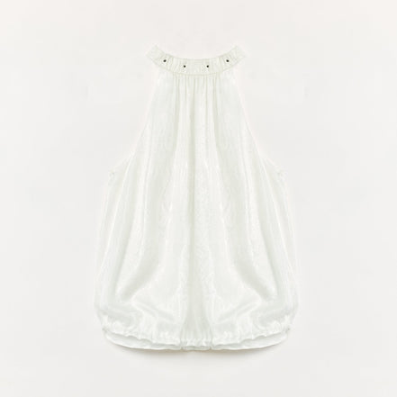 "Light and Shadow" Retro Posey Halter Neck Vest
