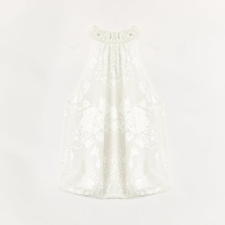 "Light and Shadow" Retro Posey Halter Neck Vest