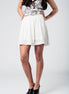 Aztec White Mini Skirt