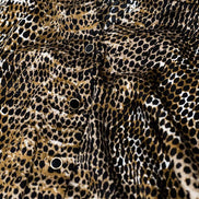 Chiffon Blouse in Brown Leopard Print