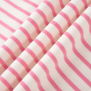 Stripe Colorblock Polo Tee & Drawstring Skort Set