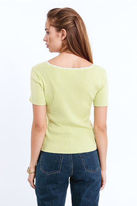 Square Neck Sweater