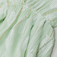 Midi Halter Dress in Mint