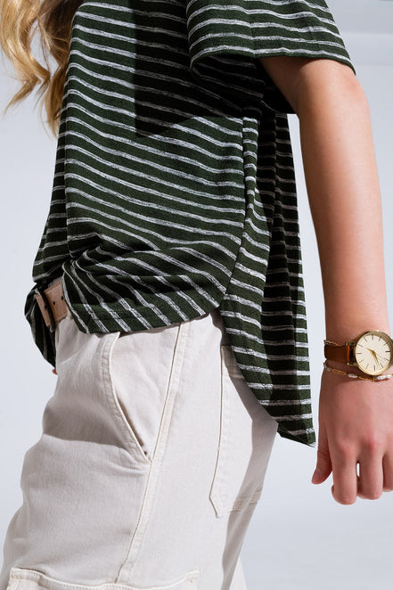 Relaxed Striped T-Shirt